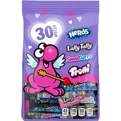 Nerds Valentine's Day Classroom Exchange Be Mine Premium Mix Candies - 30ct