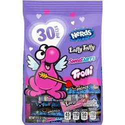 Nerds Valentine's Day Classroom Exchange Be Mine Premium Mix Candies - 30ct