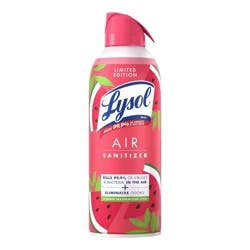 Lysol Watermelon Air Sanitizer - 10oz: Aerosol, Household Cleaner, Recommended for Air