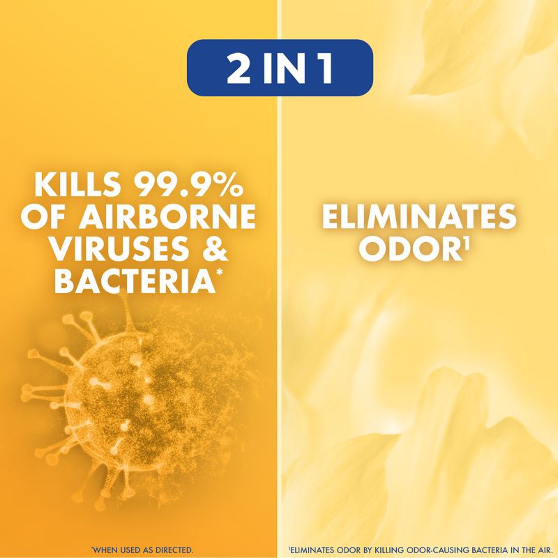 slide 3 of 9, Lysol White Gardenia Air Sanitizer - 10oz, 10 oz