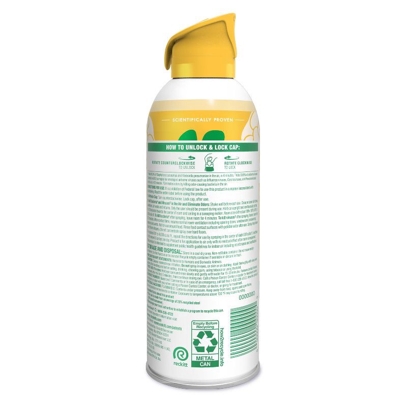 slide 9 of 9, Lysol White Gardenia Air Sanitizer - 10oz, 10 oz