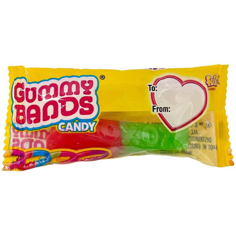 slide 4 of 7, Gummy Bands Original Friendship Exchange Valentine's Candy - 10.15oz/24ct, 10.15 oz, 24 ct