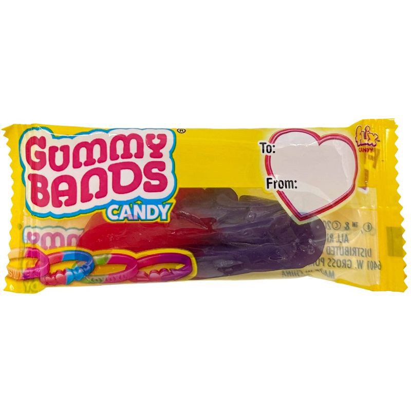 slide 7 of 7, Gummy Bands Original Friendship Exchange Valentine's Candy - 10.15oz/24ct, 10.15 oz, 24 ct