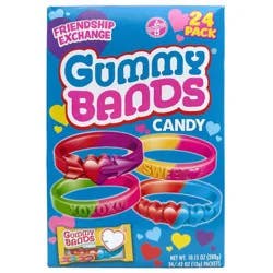 Gummy Bands Original Friendship Exchange Valentine's Candy - 10.15oz/24ct