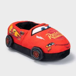 Toddler Boys' Cars Lightening Mcqueen Slipper - Red 11T-12T