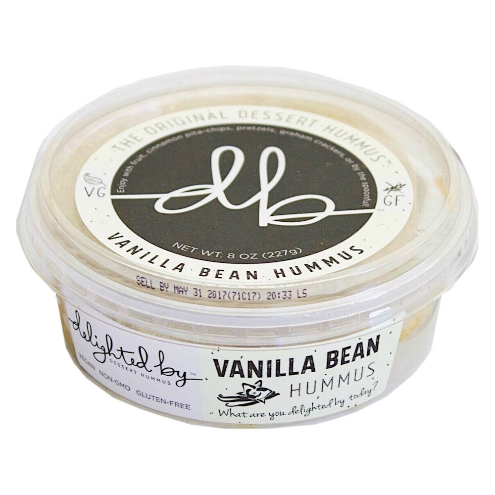 slide 2 of 2, Delighted By Vanilla Bean Dessert Hummus, 8 oz