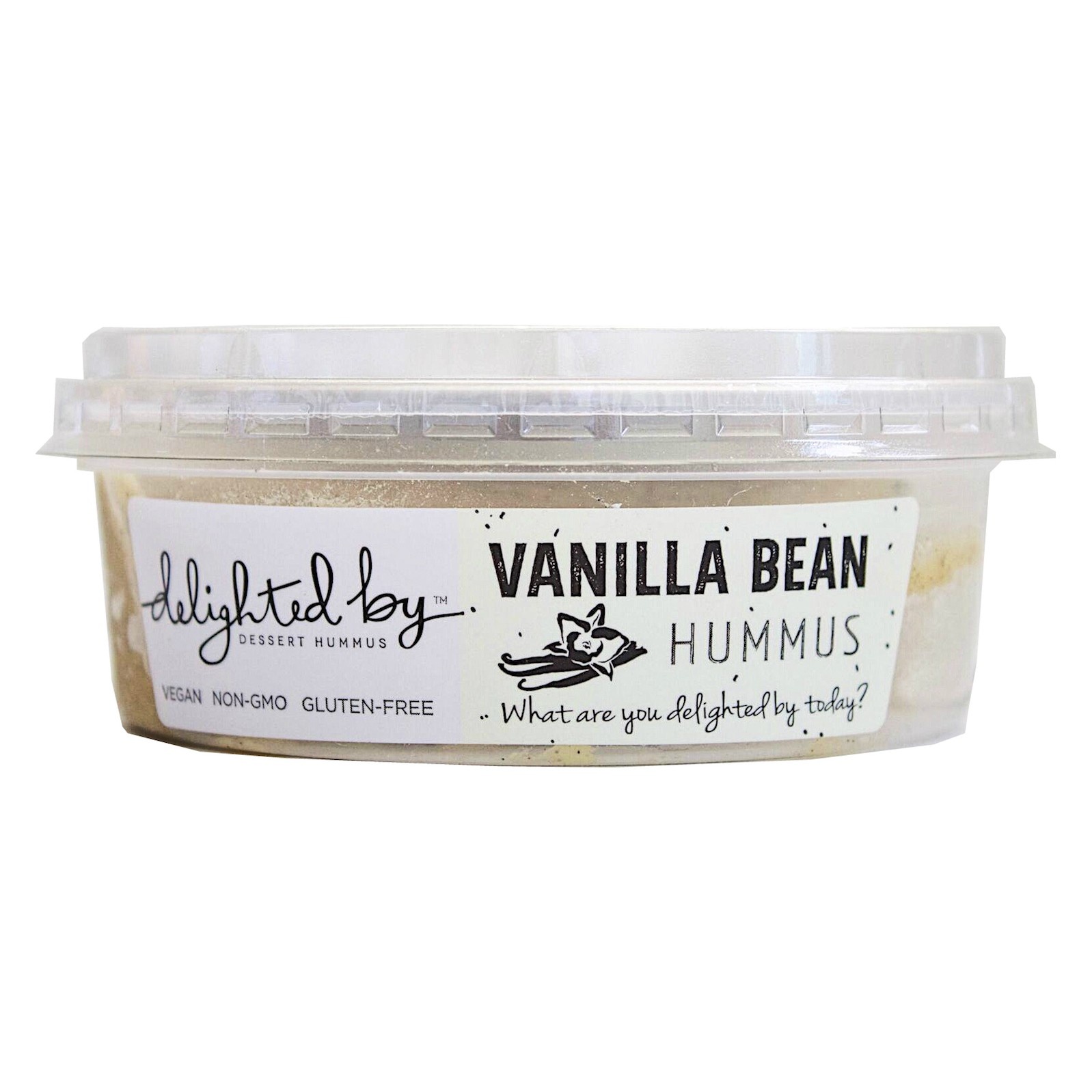 slide 1 of 2, Delighted By Vanilla Bean Dessert Hummus, 8 oz