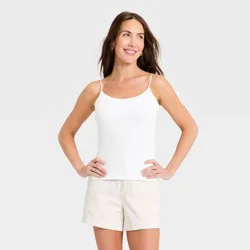 Women's Sculpt Cami Top - A New Day™ White M