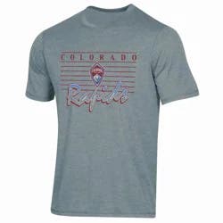 MLS Colorado Rapids Men's Gray Short Sleeve Tri-Blend T-Shirt - L