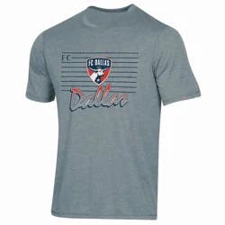 MLS FC Dallas Men's Gray Short Sleeve Tri-Blend T-Shirt - XL
