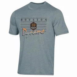 MLS Houston Dynamo Men's Gray Short Sleeve Tri-Blend T-Shirt - S