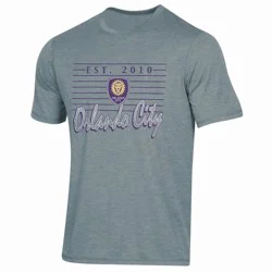 MLS Orlando City SC Men's Gray Short Sleeve Tri-Blend T-Shirt - XXL