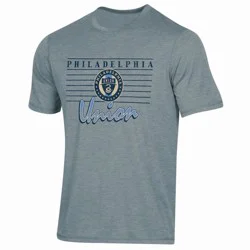 MLS Philadelphia Union Men's Gray Short Sleeve Tri-Blend T-Shirt - M