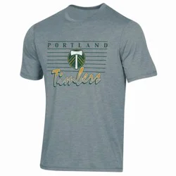 MLS Portland Timbers Men's Gray Short Sleeve Tri-Blend T-Shirt - XL