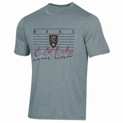 MLS Real Salt Lake Men's Gray Short Sleeve Tri-Blend T-Shirt - XL