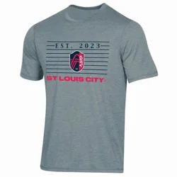 MLS St. Louis City Men's Gray Short Sleeve Tri-Blend T-Shirt - XL