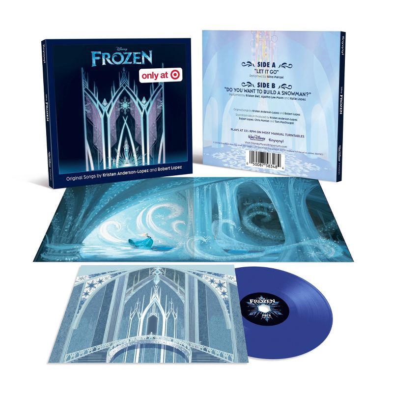 slide 2 of 4, Universal Music Group Idina Menzel, Kristen Bell, Agatha Lee Monn, Katie Lopez Tiny Vinyl Edition - Let it Go/You Want Build a Snowman (Target Exclusive, vinyl 4 inch), 1 ct