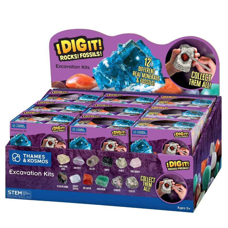 slide 5 of 6, Thames & Kosmos Dig It Single Packs Rocks & Fossils, 1 ct