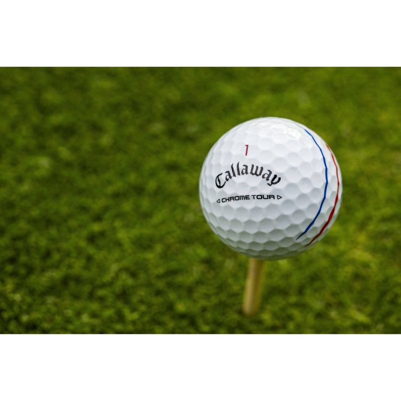 slide 5 of 7, Callaway Chrome Tour Triple Track 24 Golf Balls - 12pk White, 12 ct