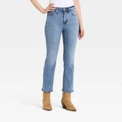 Women's High-Rise Kick Flare Jeans - Universal Thread™ Medium Wash 4