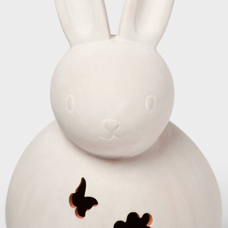 slide 3 of 3, 9" Large Terra Cotta Decorative Easter Bunny - Spritz™, 1 ct