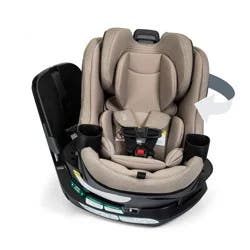 Britax Galaxy 360 Slim Rotating Convertible Car Seat with Swivel Smooth Steel Ring - Teak