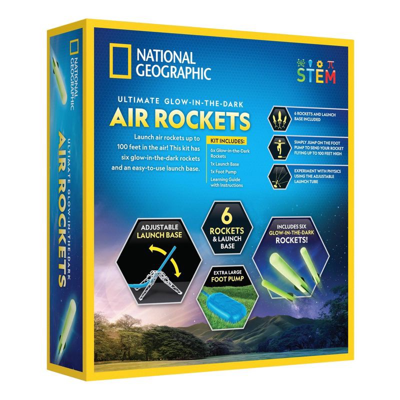slide 2 of 3, National Geographic Air Rocket with 6 Rockets, 1 ct