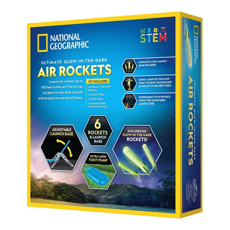 slide 3 of 3, National Geographic Air Rocket with 6 Rockets, 1 ct
