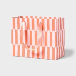XS Stiped Gift Bag Pink/Peach – Spritz™