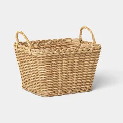 Warm Wicker Tapered Basket - Threshold™