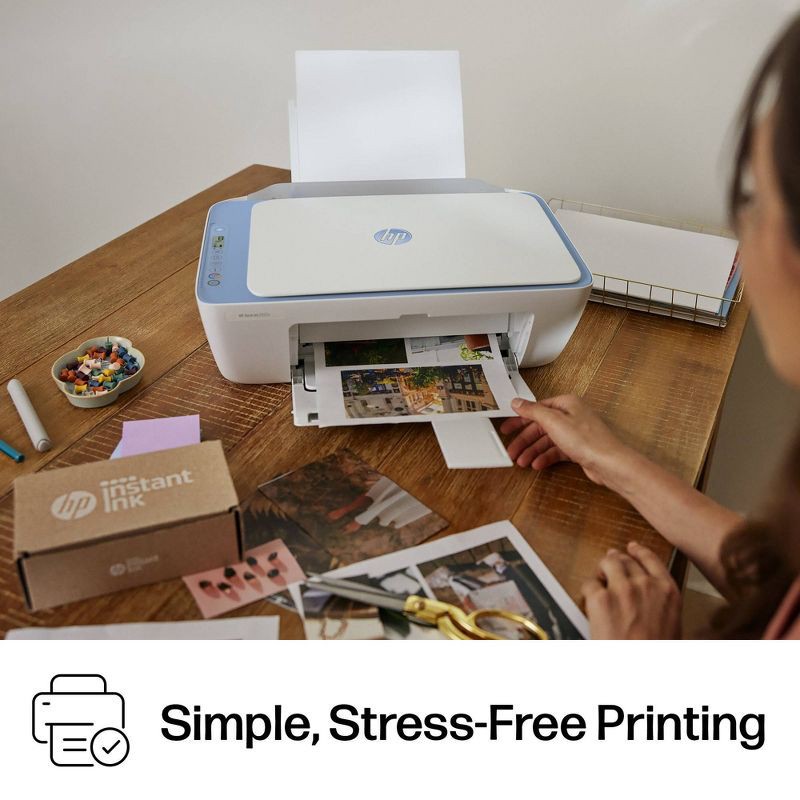 slide 13 of 16, HP Inc. HP DeskJet 2825e Wireless All-in-One Color Printer, Scanner, Copier with 3 Months Free Instant Ink (6W7F4A), 1 ct