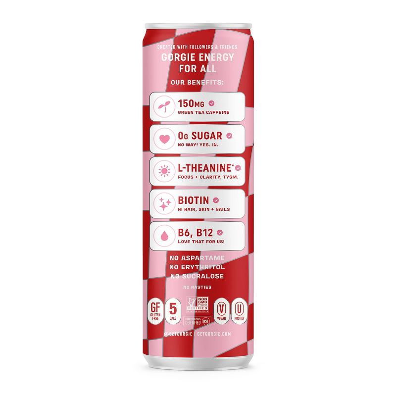 slide 2 of 12, Gorgie Cranberry Party Pop Energy Drink - 12 fl oz, 12 fl oz