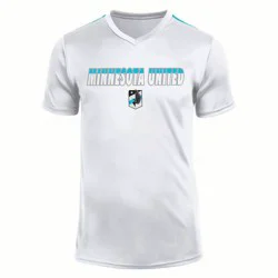 MLS Minnesota United FC Men's White Short Sleeve V-Neck Impact T-Shirt - XL