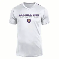 MLS Orlando City SC Men's White Short Sleeve V-Neck Impact T-Shirt - XL