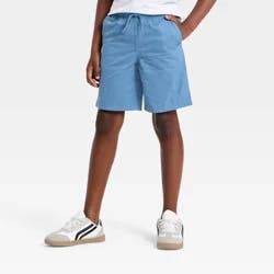 Boys' Pull-On 'At the Knee' Knit Shorts - Cat & Jack™ Blue L
