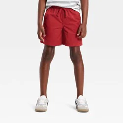 Boys' 'Above the Knee' Pull-On Shorts - Cat & Jack™ Brick Red M