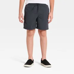 Boys' Quick Dry 'Above the Knee' Pull-On Shorts - Cat & Jack™ Dark Gray XS