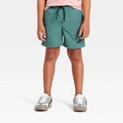Boys' Quick Dry 'Above the Knee' Pull-On Shorts - Cat & Jack™ Teal Green XL