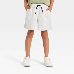 Boys' Textured 'Above the Knee' Pull-On Shorts - Cat & Jack™ Ivory XL