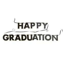 Bonjour Fete Happy Graduation Banner