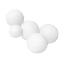 MINNIDIP Reusable Balloon Garland 5 Cluster in White Matte