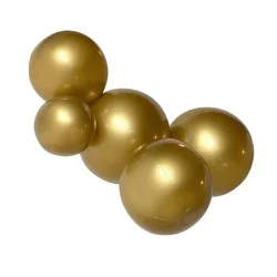 MINNIDIP Balloon Garland 5 Cluster in Gold Metallic