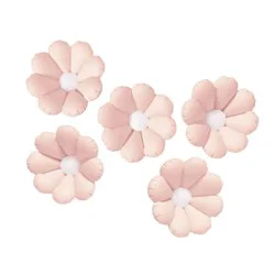 Minnidip 5ct Balloon Garland: Flower in Blush Matte