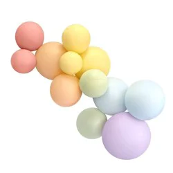 MINNIDIP Balloon Garland 12 Cluster in Pastel Ombre
