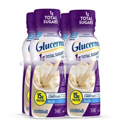 Glucerna Vanilla Total Sugar Meal Replacement Drink - 4pk/10 fl oz