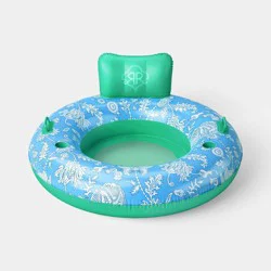 Floral Vines Round Pool Float Blue - Roller Rabbit x Target