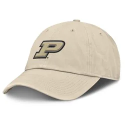 NCAA Purdue Boilermakers Khaki Tonal Relaxed Fit Adjustable Hat
