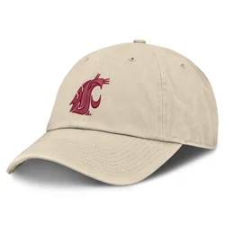 NCAA Washington State Cougars Khaki Tonal Relaxed Fit Adjustable Hat