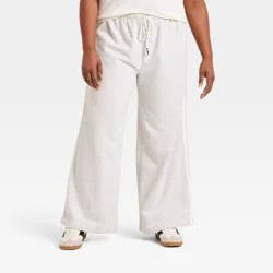 Women's Mid-Rise Straight Leg Track Sweatpants - Universal Thread™ Heather Gray XXL