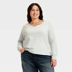 Women's Oversized Sweatshirt - Universal Thread™ Heather Gray XXL